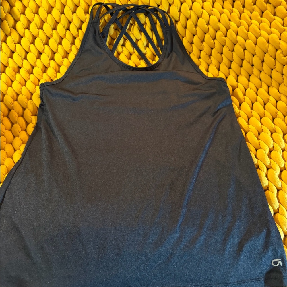GAP Black Strappy Tank Top